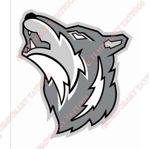 Sudbury Wolves Customize Temporary Tattoos Stickers NO.7396